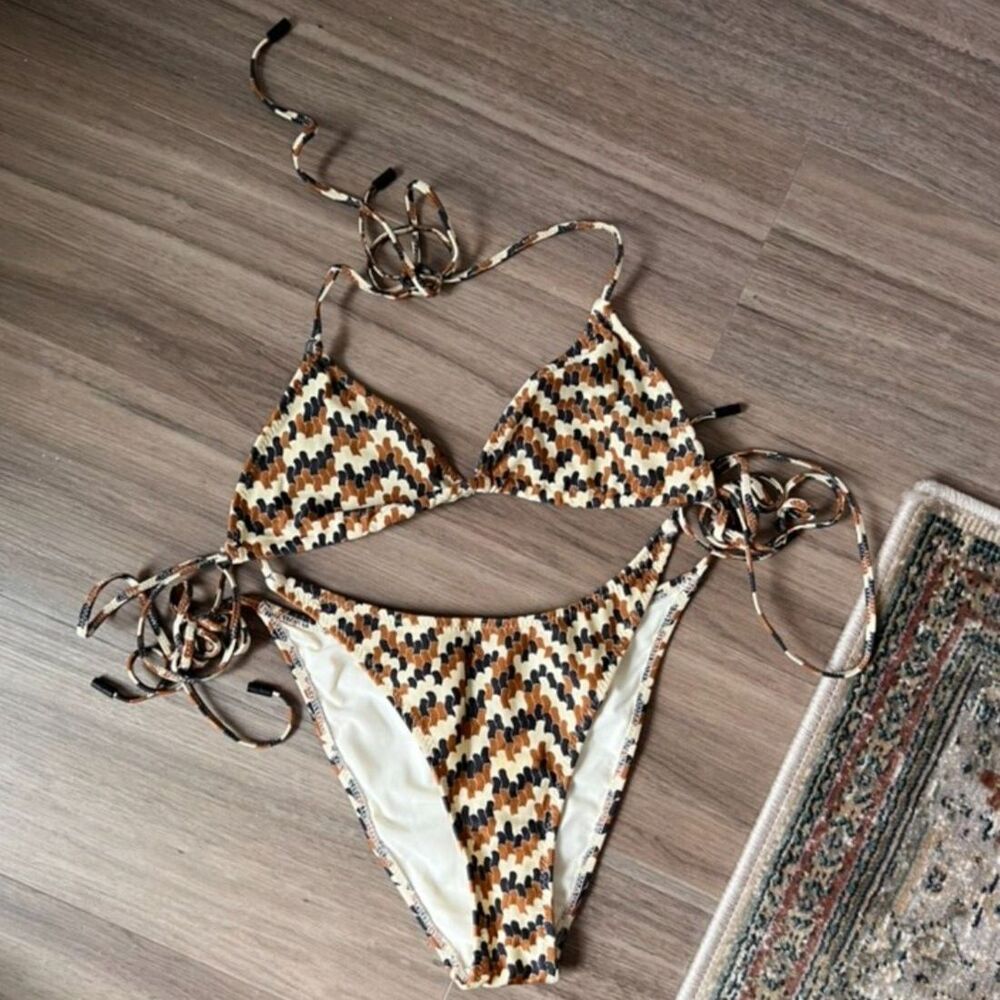 Triangl Confetti Geo Print Bikini Set - Two Piece Swimsuit